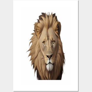 lion head Posters and Art